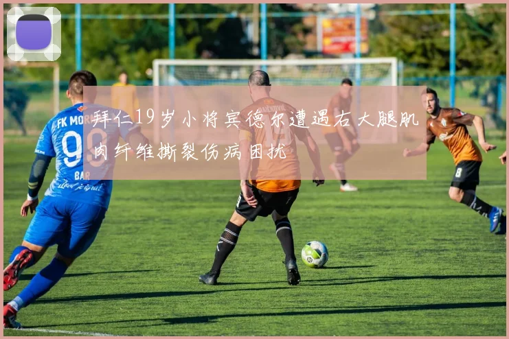 拜仁19岁小将宾德尔遭遇右大腿肌肉纤维撕裂伤病困扰